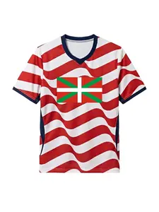 This rare Basque jersey features a striking flag motif and a comfortable, tailored fit, making it the perfect choice for both match days and casual everyday gatherings. Top Man