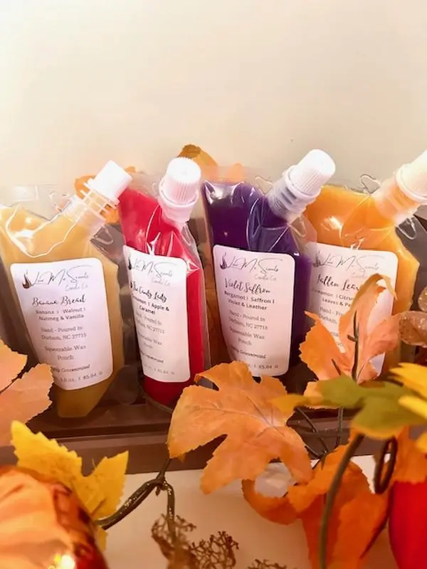 Squeezable Wax Pouches 3 ounces  - ideal to get your home smelling wonderful Candle Coconut Freshener Decor Fragrance Pack has great aroma melt addict Highly Scented