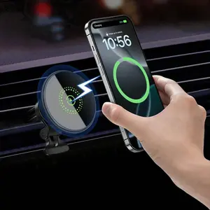 20W Magnetic Car Charger, Phone Wireless Charging Car Charger Holder with Charging Function, Wireless Car Charger for iPhone 17 16 15 14 13 12 Series, Car Accessories