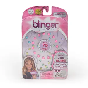 Sparkle Collection Refill Pack with 75 Colorful Hair-Safe Gems