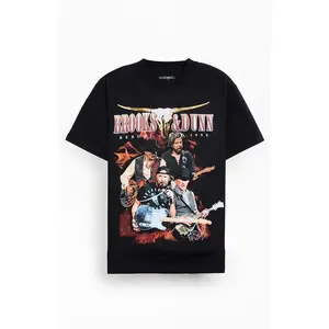 PacSun Men's Brooks & Dunn Photo T-Shirt - Multicolor