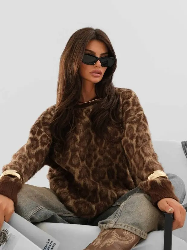 Leopard sweater Pullover