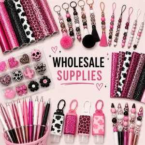 Wholesale Beadable Pens, Keychains, Badge Reels, Pop Sockets, etc.