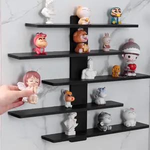Blind Box Figure Display Rack Wall-Mounted Storage Shelf, Small Figurine Hanging Organizer, Multi-Functional Collectible Holder