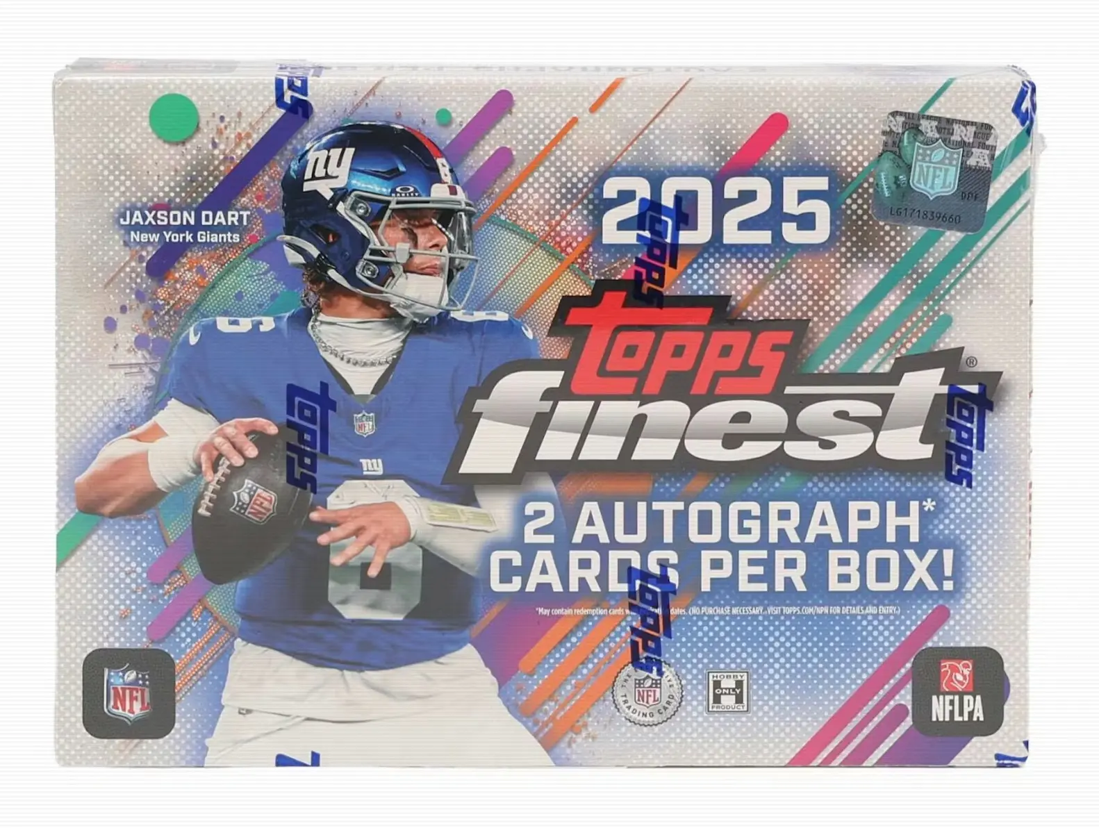 2025 Topps Finest NFL Football Hobby Box