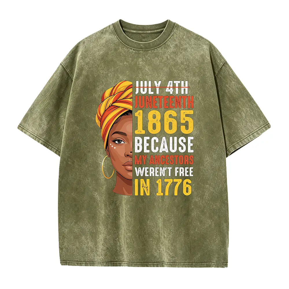 Washed T-shirt-Green