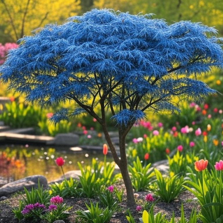 RARE Blue Japanese Ghost Maple Tree 10 Seeds with Natural Growth Ideal ...