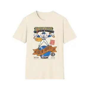 Unisex Softstyle T-Shirt Ya Gotta Believe UFC-Inspired Mr Met New York Mets Tee, Baseball Fan Tee, Queens Fan Shirt, Fighter Mode Tee, Comfort Cotton Top Womenswear