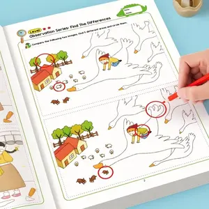 Find Hidden Patterns Book, Fun and Engaging 32 Pages, Improve Focus Attention Observation, Back-To-School Activity for Kids