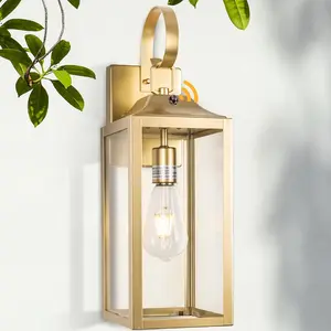 19" Large Dusk to  Outdoor Wall Light,  Porch Light Outdoor Wall Lantern Industrial Wall Mount Light Fixture,  Modern Porch Lighting Exterior Lamp for House Garage