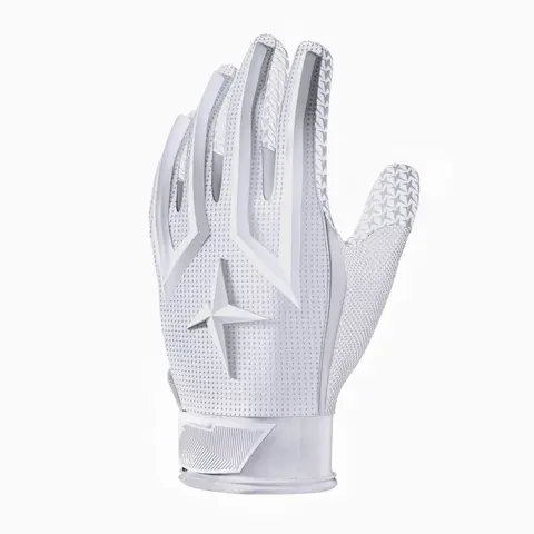 Stryke Pro Padded Adult Football Gloves - Football Equipment with Non-Slip Superior Traction, Secure Unparalleled Ball Control for Sports Training
