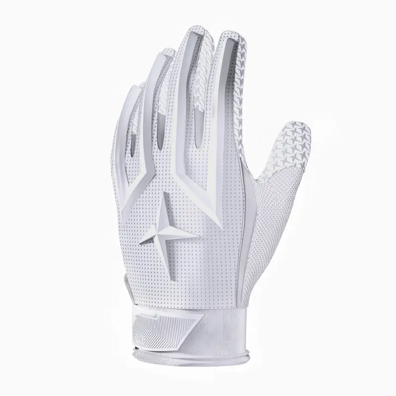 Stryke Pro Padded Adult Football Gloves - Football Equipment with Non-Slip Superior Traction, Secure Unparalleled Ball Control for Sports Training