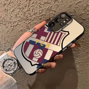 Football club Barce Phone Case Suitable for Samsung Galaxy S26 S25 S24 A37 A57 A17 A07 A56 A26 A36 A55 A35 A06 A16 A05 A14 A24 A34 A54 A15 A05s A04e A25 S23 S22 S21 S20 FE Ultra Plus Edge 4G 5G Anti Fall Matte Back Cover