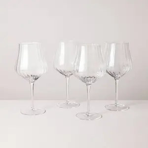 Set of 4 20oz Wine Glasses Clear - Hearth & Hand with Magnolia