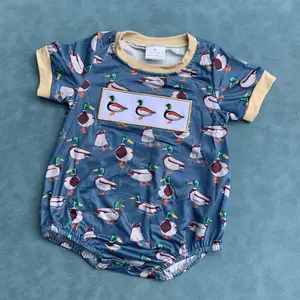 Toddle baby boy mallard duck summer romper Toddle baby boy mallard duck summer romper