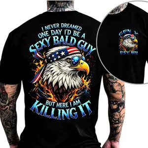 [Kingzlia] Gen X Custom Shirt, I Never Dreamed One Day I'd Be A Exy Guy But Here I Am Ki**ing It, Generation X Custom Year Badass Generation T-shirt, Gen X Custom Shirt - 100% Cotton Top Unisex Comfort Womenswear, Custom Year Of Birth Shirt Printed Tshirt