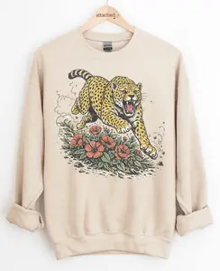 Roaring Leopard Graphic Top Roaring Leopard Graphic Top