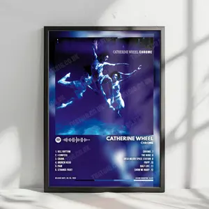Catherine Wheel "Chrome" Album Cover Poster - with Complete Tracklist - NO FRAME