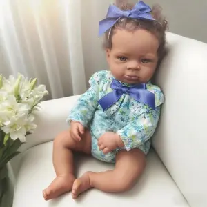 Babesnug Reborn Baby Dolls, 18" Lifelike Baby Girl Dolls Gift Set for 3+ Year Old Kids,Realistic Newborn Baby Dolls with Soft Vinyl Full Body with Light Skin