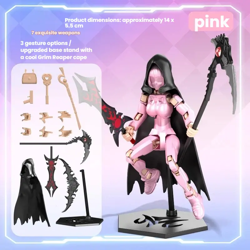 Magical Girl Pink + Cloak & Scythe