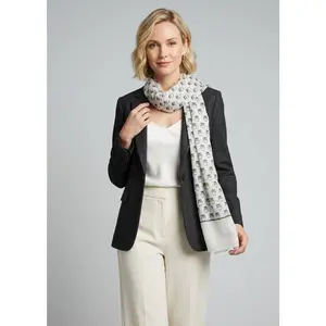 Summer Lightweight Soft Animal Bird Owl Printed Sheer Scarf Shawl