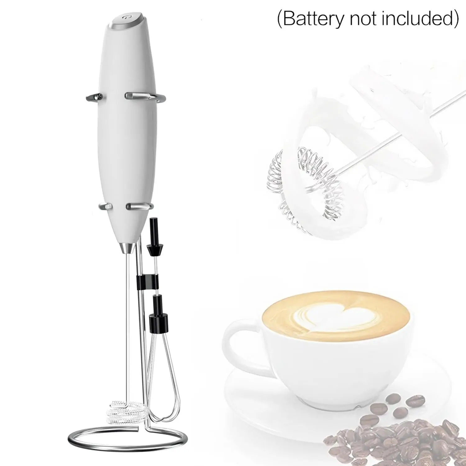 Electric Milk Whisk, Handheld Milk Whisk, Mini Milk Whisk, Multifunctional Kitchen Tools For Coffee, Cappuccino, Latte, Matcha, Hot Chocolate, Cooking