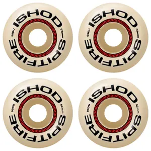 Spitfire Skateboard Wheels 52mm F4 99A Ishod Lock-In Classic Natural