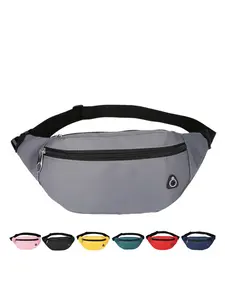 Unisex Fashion Belt Bag, Outdoor Running Waist Pack, Travel Waist Bag, Large Capacity Storage, Multiple Zip Compartments, Suitable for All Activities, Sport