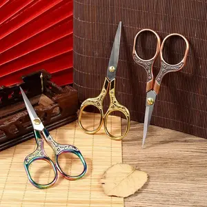 Stainless Steel Sewing Scissors Set, Vintage Embroidery Tailor Shears, Clothing Cutting Tools, Fabric Cutter, DIY Sewing Accessories