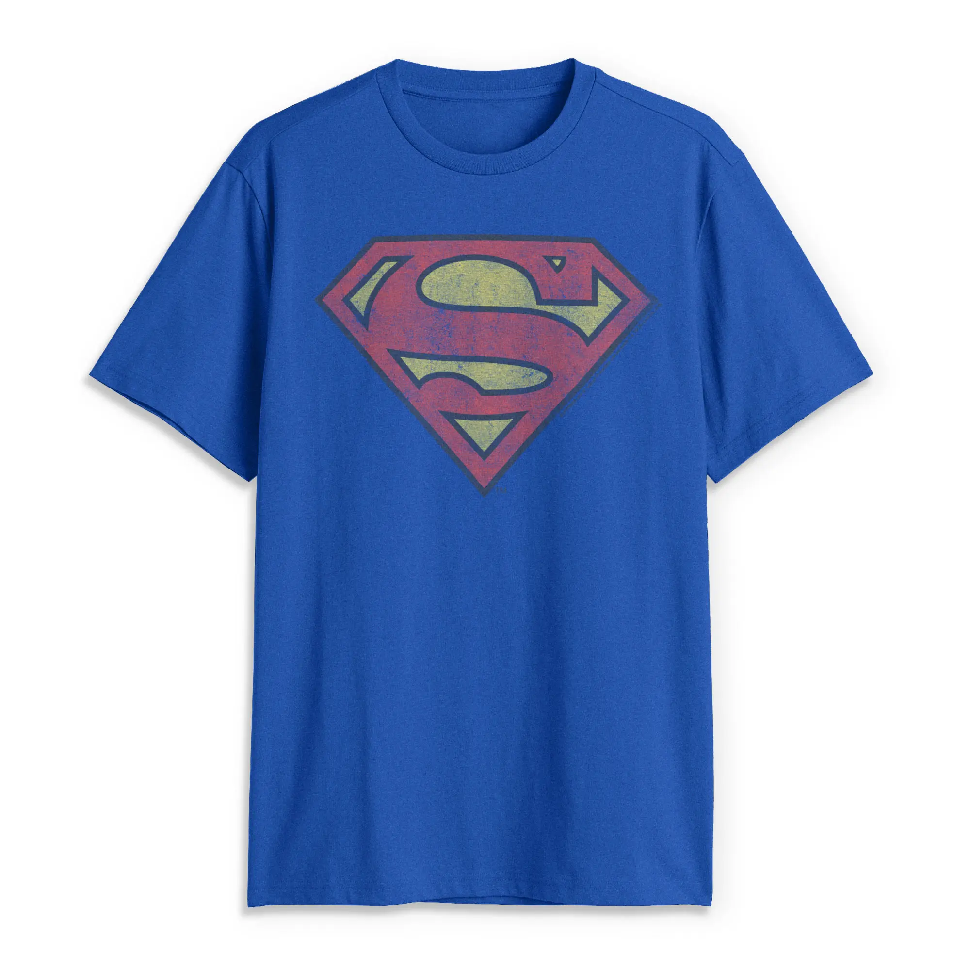 Men's Superman Distressed Logo T-Shirt
