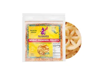 Alebrixes | Mexican Wheat Pinwheel Pellets 8oz (226g) | Duritos - Mexican Snack | Chicharron - Fritura De Harina Para Freir | Savory, Classic, Crispy, Mouth-Watering | Handcrafted in Mexico.