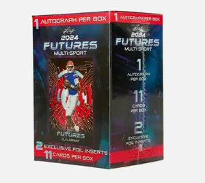 Leaf Trading Cards 2024 FUTURES MULTI-SPORT BLASTER BOX 1 AUTO Jayden Daniels Dylan Harper Lamine Yamal Paul Skenes Seebale Futures Series 1 Autograph per Box 11 Cards per Box 2 Exclusive Foil Inserts