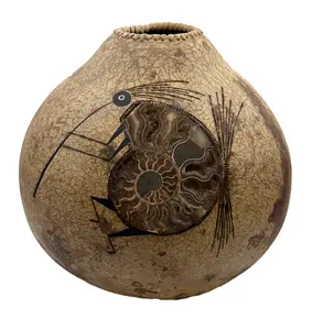 Natural Kokopelli Bowl