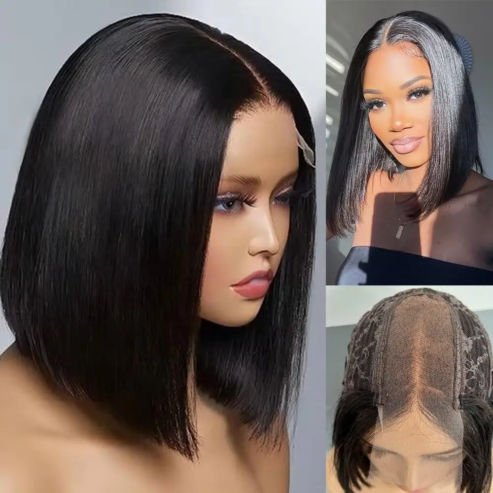 BlackBeautyHair Straight Vietnamese Virgin Human Hair Glueless Wig for Women, 2x6 HD Swiss Lace Closure, 250% Density, Glueless Frontal Wig, Human Hair Wig