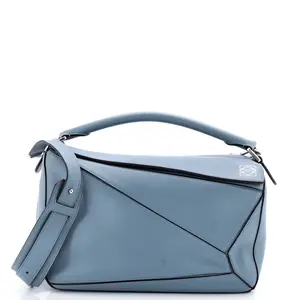 Pre-owned Loewe Leather Shoulder Bags Puzzle Bag Medium by Rebag