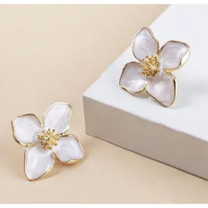 Gold Butterfly Stud Earrings - High-Quality Valentine's Day Gift, Fashion Elegant Design, Suitable for Outdoor and Party Occasions