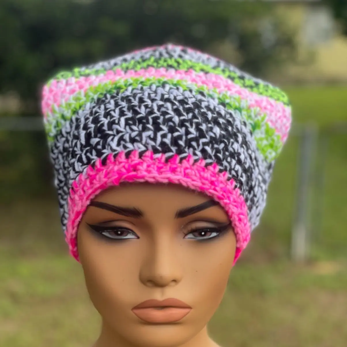 Dragon Fruit Slouchy Beanie