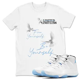 11 Legend Blue Shirt, 11 Legend Blue Graphic T-Shirt, Free Yourself Be Yourself Tee Match Sneaker