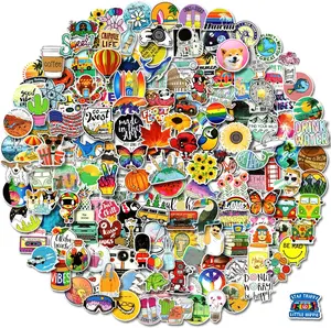 Matilda Store 97 300 PCS Stickers Pack (50-850Pcs/Pack), Colorful VSCO Waterproof Stickers, Cute Aesthetic Stickers. Laptop, Water Bottle, Phone, Skateboard Stickers for Teens Girls Kids, Vinyl Sticker.