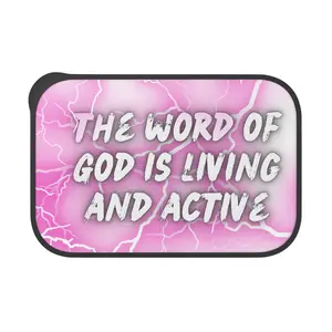Inspirational Bento Box, Food Storage Container, Bible Verse Lunch Box, Gift for Kitchen, Motivational Meal Prep, Faith-Based Gifts