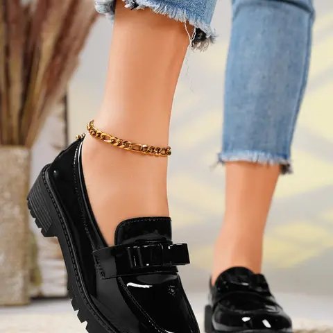 Women's Elegant Bow Decorated Slip on Flats, Trendy Pointed Toe Flat Shoes, Fashionable Walking Shoes for Daily Wear, Slip on Footwear