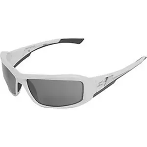 Edge Eyewear  XB146 Safety Glasses Brazeau Series White & Smoke Frame Lens