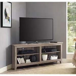 60 inch Corner TV Stand (Driftwood) W58CCRAG