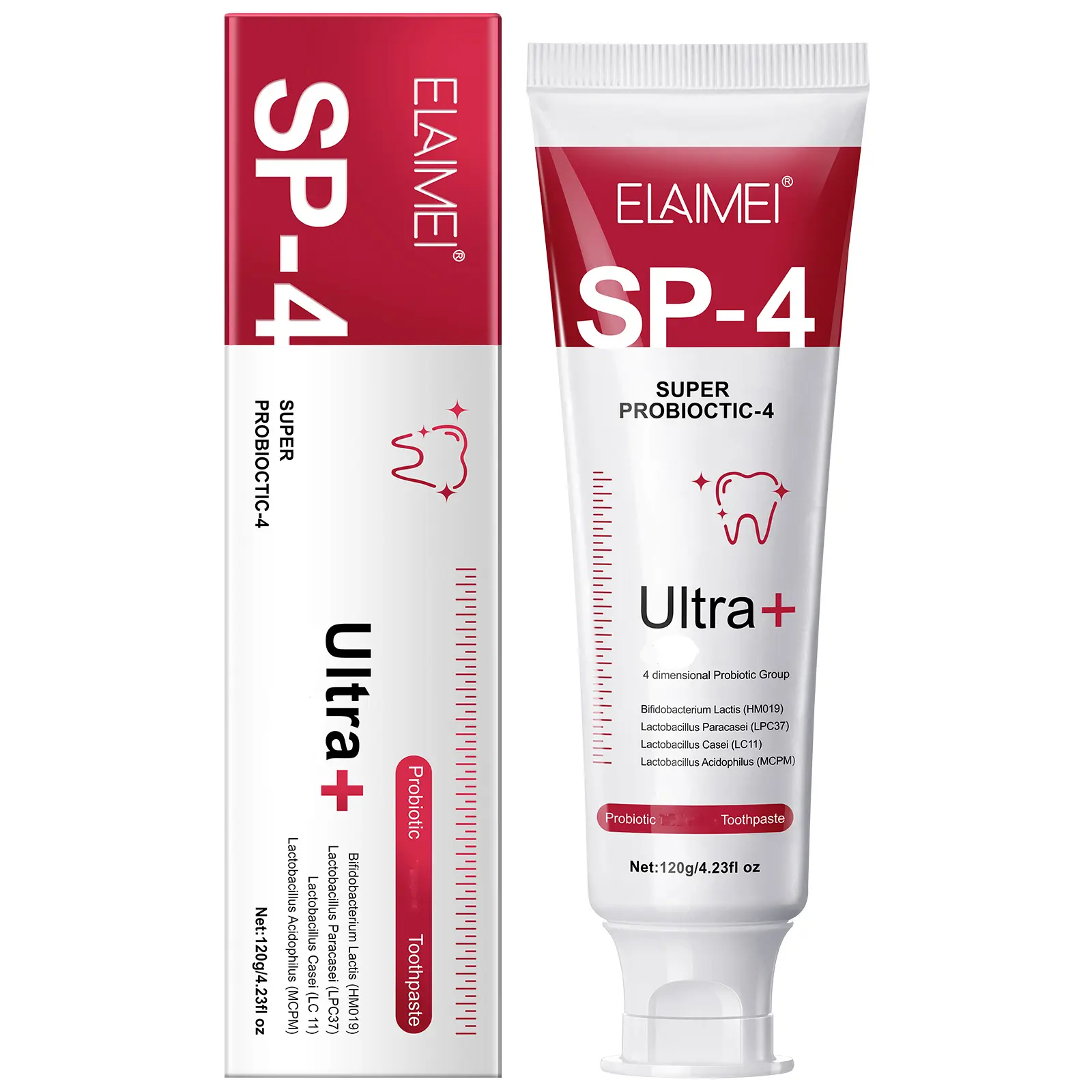 ELAIMEI Probiotic Toothpaste - 4 Dimensional Probiotic Group