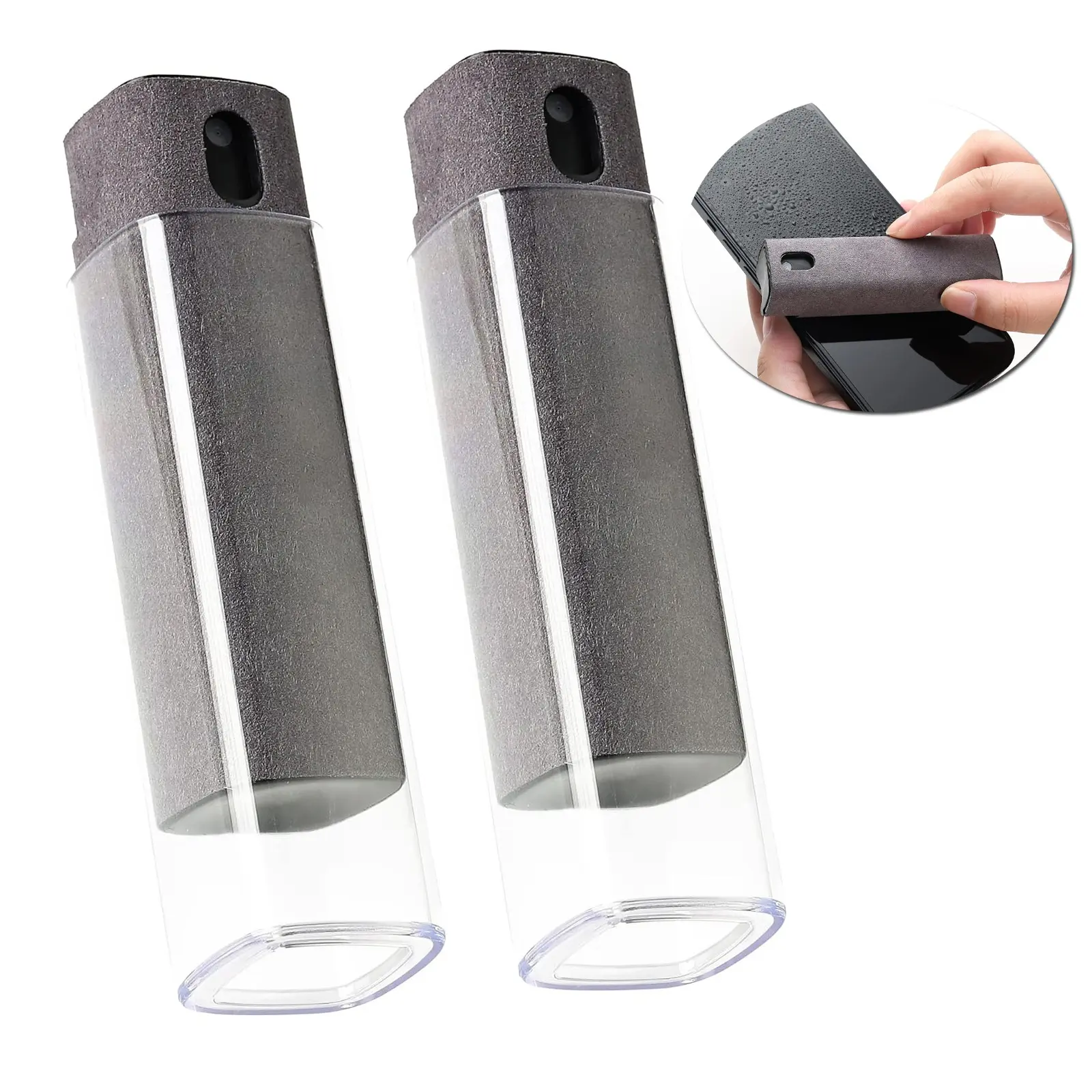 2-Piece Touchscreen Cleaning Kit, Cleaning Tool Set, Phone Tablet Car Screen Cleaner, Two-In-One Spray, Effective Screen Maintenance Solution
