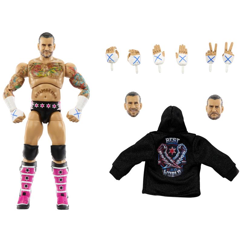 CM Punk - WWE Ultimate Edition 27 Mattel WWE Toy Wrestling Action Figure