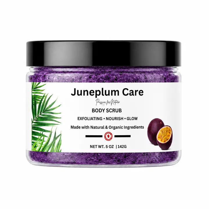 Passion Fruit Body Scrub – Natural Exfoliating Shea Butter & Coconut Oil Scrub