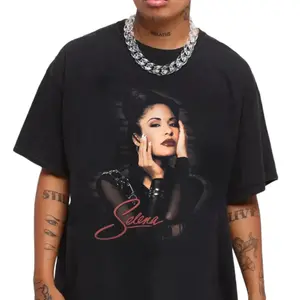Selana Quintanilla T-shirt, Retro Quintanilla Fan Gift, 90s Selena Queen Graphic Tee Top Unisex