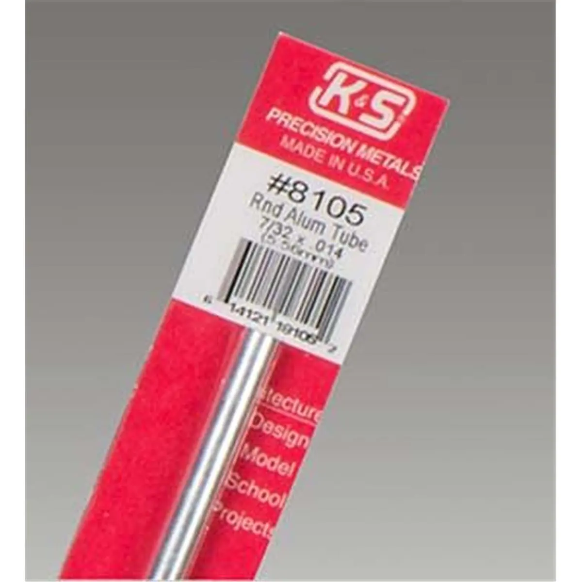 K&S Engineering K-S8105 0.21 x 12 in. Round Aluminum Tube, Model, High Quality, Crafts, Great Quality