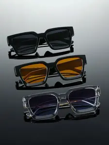 Men's Geometric Plastic Full Frame Fashion Glasses, Casual Style, Suitable for Summer Camping, Outdoor Travel, Fishing, Street Photography